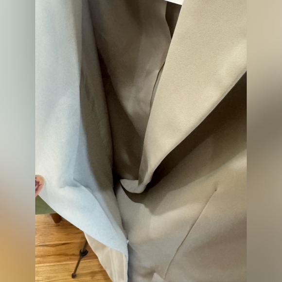 Extro&Vert Light Grey Double Breasted Women’s Oversized office Blazer Size XL - Picture 10 of 14